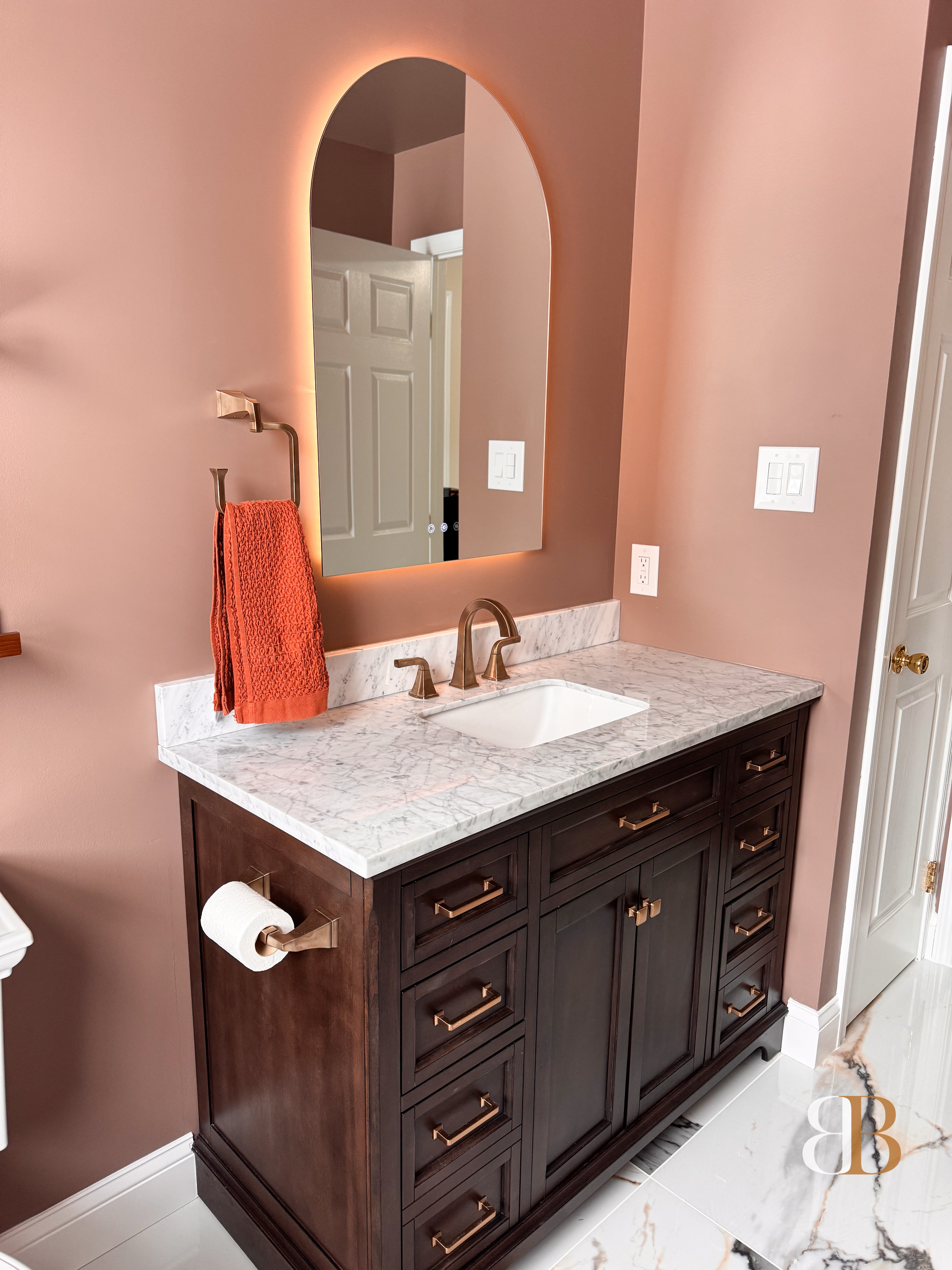 Transitional bathroom remodel in Blue Bell by B&B Associates Creations — photo 5